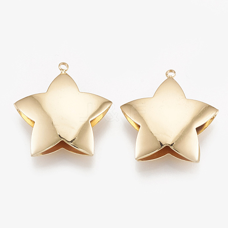 Brass Pendants KK-S348-034-1