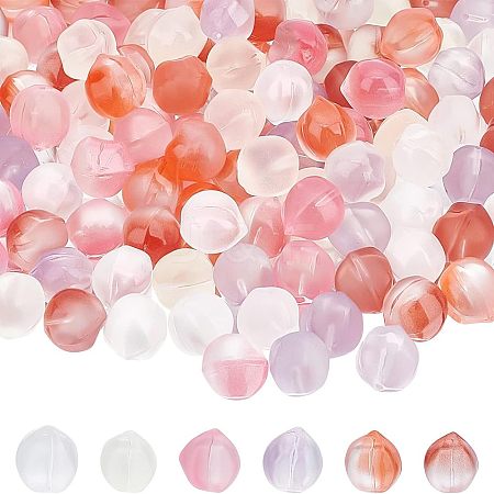 120Pcs 6 Colors Glass Beads GGLA-NB0001-11-1