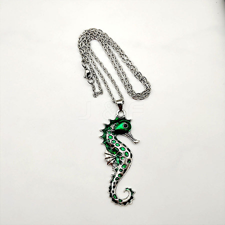 Seahorse Pendant Necklaces for Women Men TX9656-1