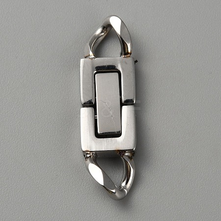 304 Stainless Steel Fold Over Clasps STAS-WH0044-33A-1