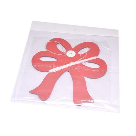 Bowknot Velvet Letter Banners Party Decoration X-AJEW-A023-03G-1