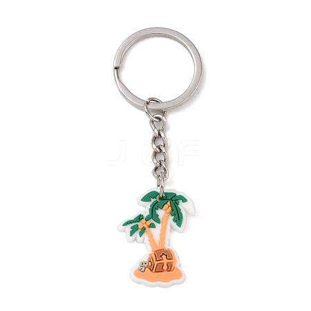 Cartoon PVC Pendant Keychain LS-KEYC-U001-01A-1