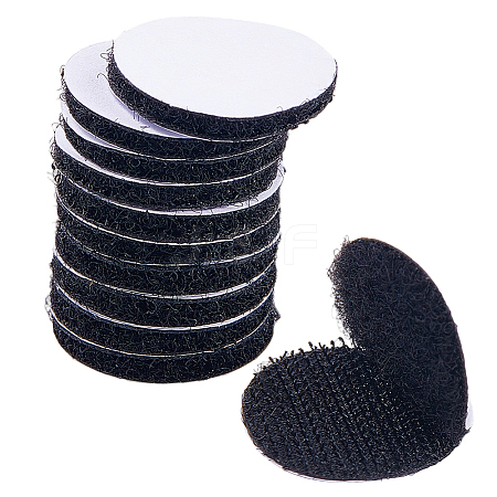 40Pcs Self-adhesive Nylon with Polyester Hook and Loop Tapes AJEW-SP0003-24B-1