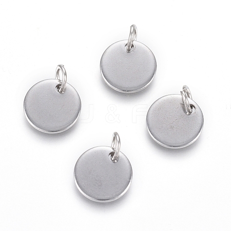 Non-Tarnish 304 Stainless Steel Charms EJEW-L238-03C-P-1