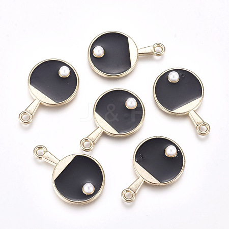 Alloy Enamel Pendants ENAM-TAC0001-07LG-1