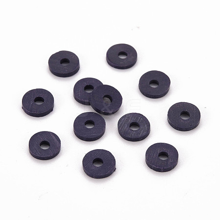 Handmade Polymer Clay Beads X-CLAY-Q251-6.0mm-146-1