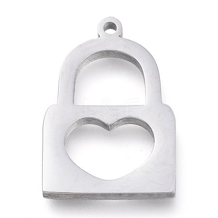 Non-Tarnish 304 Stainless Steel Pendants STAS-M275-03P-1