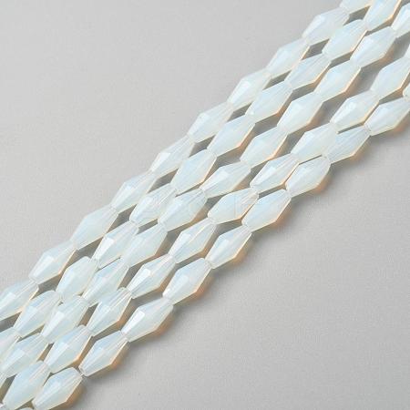 Imitation Opalite Glass Beads GLAA-P001-05A-01-1