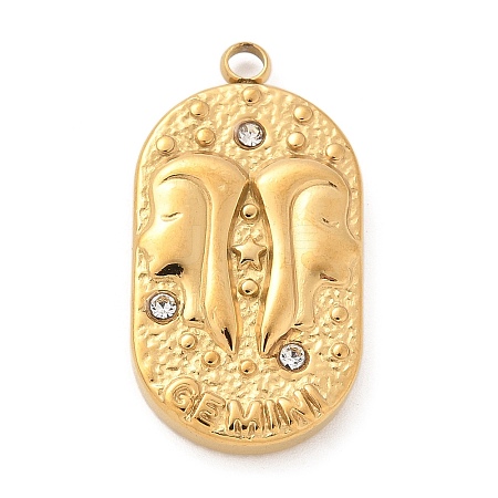 304 Stainless Steel Pendants LS-STAS-F349-03G-05-1