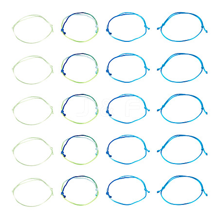 32Pcs 4 Colors Nylon Thread Bracelets Making BJEW-TAC0068-1