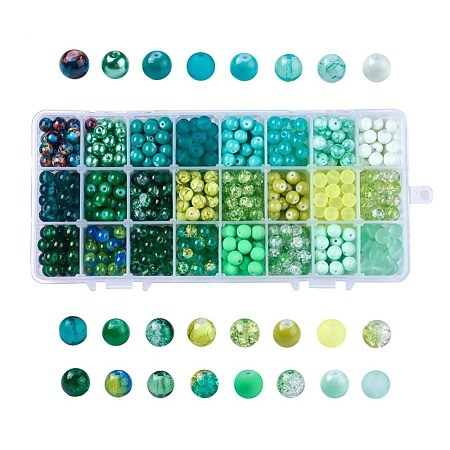 Mixed Style Glass Beads GLAA-JP0001-04J-1