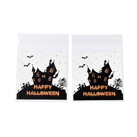Halloween Theme Plastic Bakeware Bag OPP-Q004-02B-1