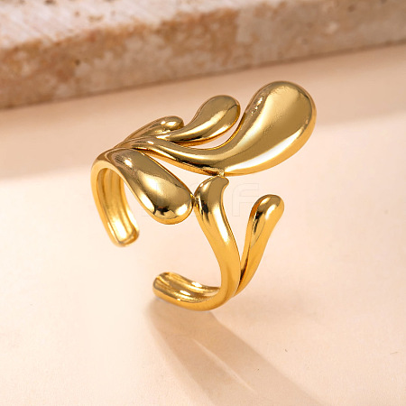 304 Stainless Steel Cuff Open Rings WG1A940-02-1