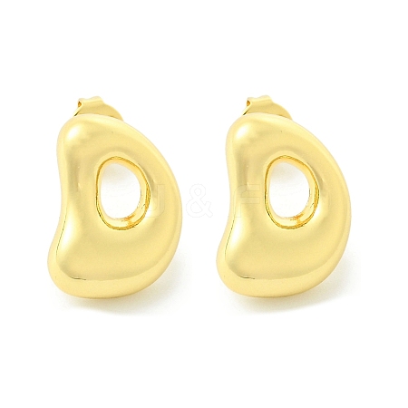 Rack Plating Brass Earrings EJEW-S222-01G-D-1