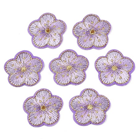 Computerized Embroidery Non Woven Fabric Self-adhesive Patches X-AJEW-T010-02C-1