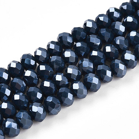 Electroplate Glass Beads Strands LS-EGLA-A044-P6mm-A16-1