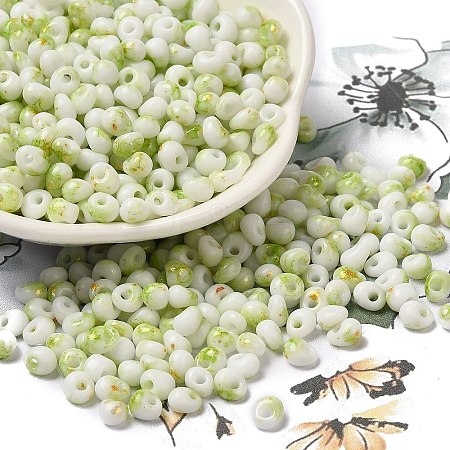 Baking Paint Glass Seed Beads SEED-F006-01A-07-1