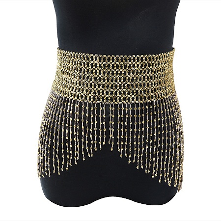 Summer Beach Plastic Mesh Tassel Skirt Body Chains for Sexy Bikini WG0979A-01-1