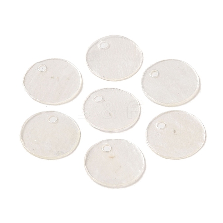Natural Capiz Shell Pendant BSHE-H018-19-1