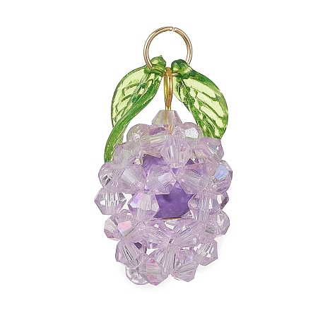 Glass Pendants PALLOY-MZ01074-02-1