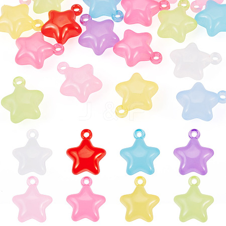 20Pcs Transparent Acrylic Pendants MACR-TADJ0001-05-1