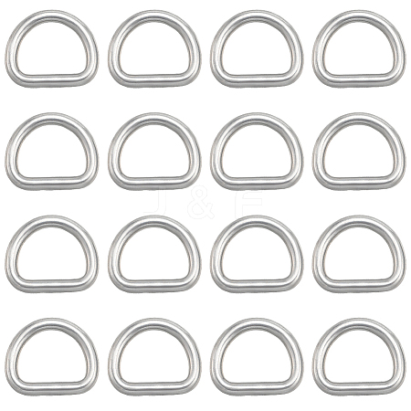 304 Stainless Steel D Rings STAS-CP0001-05A-1