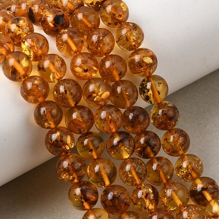 Natural Amber Beads Strands G-K376-H02-02-1