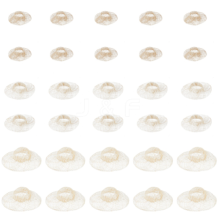30Pcs 3 Styles Doll Straw Hat DIY-CY0002-34-1