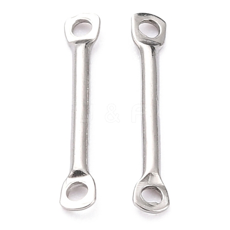 Tarnish Resistant 201 Stainless Steel Links Connectors STAS-B011-01B-P-1