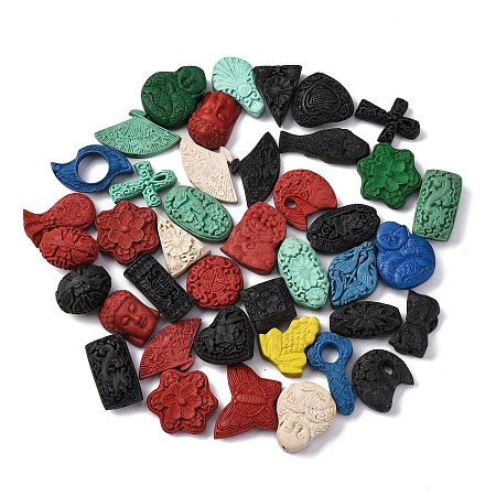 Cinnabar Beads CARL-K001-01-1