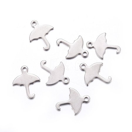 304 Stainless Steel Charms STAS-O110-06P-1