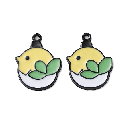 Alloy Enamel Pendants FIND-O003-03EB-1