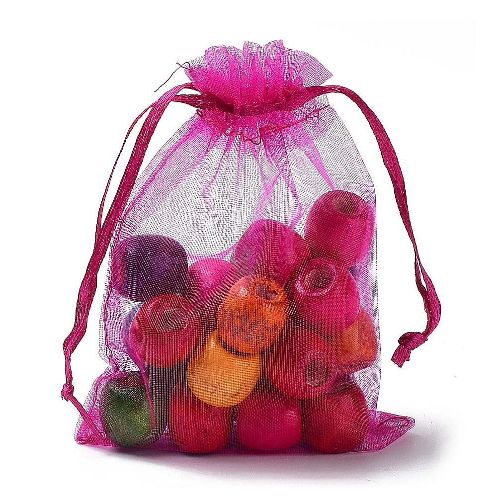 Wholesale Rectangle Organza Drawstring Bags - Jewelryandfindings.com