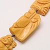 High Quality Handmade Carved Buddha OX Bone Bead Strands BONE-L004-81-3