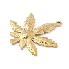 304 Stainless Steel Pendants STAS-R162-03G-05-2