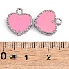 304 Stainless Steel Enamel Charms STAS-L022-485P-01-3