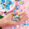  74Pcs Food Grade Eco-Friendly Silicone Beads SIL-TA0001-39-5