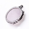 Natural Rose Quartz Pendants G-I220-A06-2