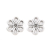 Tibetan Style Alloy Flower Charms PALLOY-A024-21AS-1