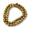 Electroplated Non-Magnetic Synthetic Hematite Beads Strands G-P518-05B-01-2