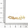 Mother's Day 201 Stainless Steel Connector Charms LS-STAS-F316-38G-3