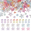 320Pcs 16 Colors Transparent Acrylic Beads TACR-AR0001-31-1