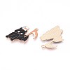 Halloween Theme Alloy Enamel Pendants ENAM-T022-54G-03-2