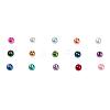 15 Colors Glass Pearl Beads HY-X0010-6mm-01-2