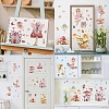 CRASPIRE 2 Sets 2 Styles Rectangle PVC Waterproof Wall Stickers DIY-CP0009-58-6