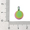 Ion Plating(IP) 304 Stainless Steel Pendants STAS-I311-33C-RC-3