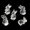 Synthetic Quartz Crystal Rabbit Figurines DJEW-Z006-01-2