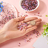 100G Transparent Glass Round Seed Beads SEED-TA0001-44B-7