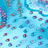 210Pcs 6 Colors Transparent Glass Beads GGLA-LT0001-02B-7