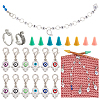 35Pcs Hamsa Hand with Evil Eye DIY Knitting Tool Sets HJEW-NB00061-1